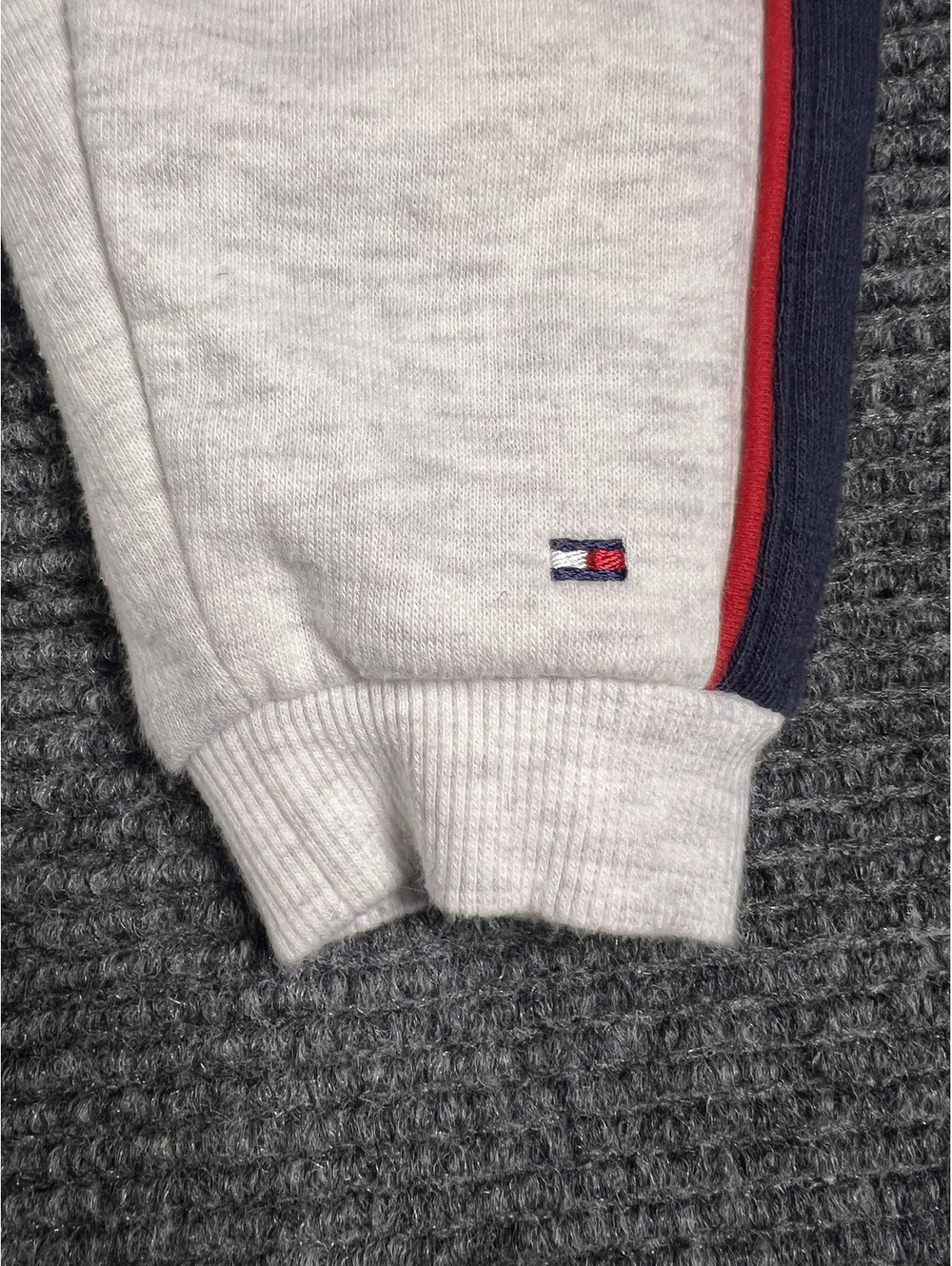 Tommy Hilfiger Baby Boys Grey Crew Neck Sweatshirt and Jogger Set, 3-6 Months - Picture 2 of 12